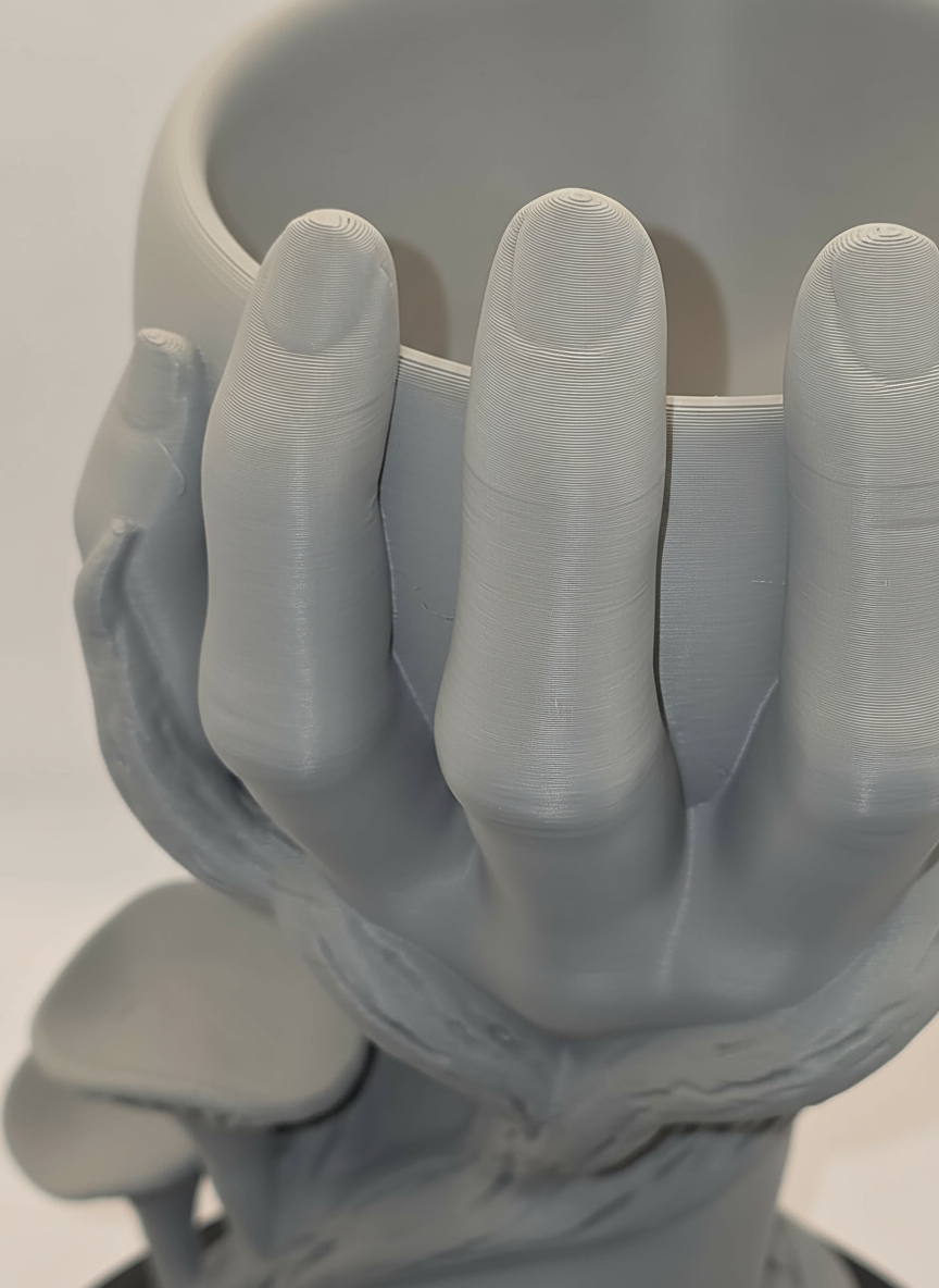 Verbeterde hand sculptuur detail